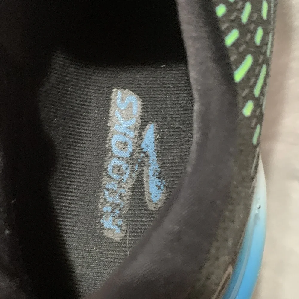 Brooks Glycerin 20 Men's Running Shoes 10 Black Blue Green Athletic Sneakers‎